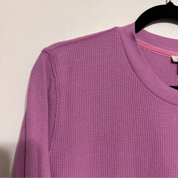 Sundance Waffle Thermal Long Sleeve Lavender Purple size XL - Picture 2 of 5